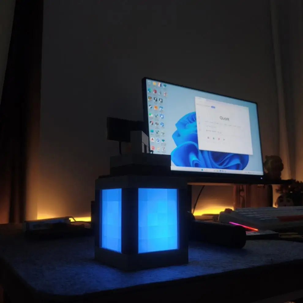 Lampada Retro Minecraft 💡👾